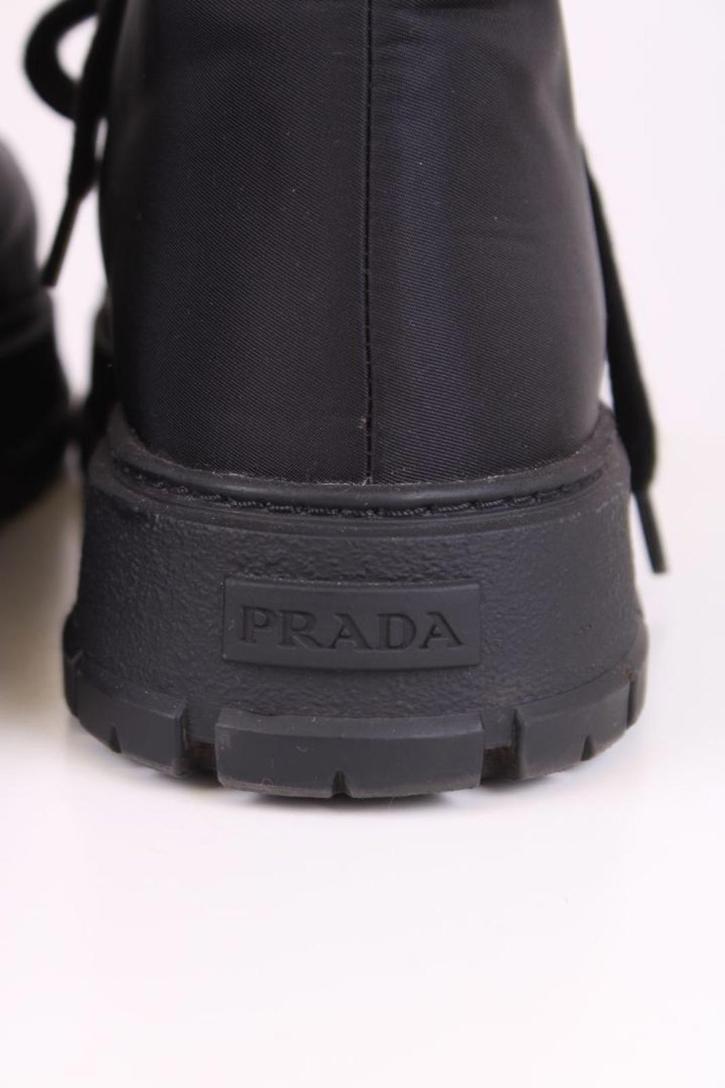Prada Shearling Lined Trainers Black 40