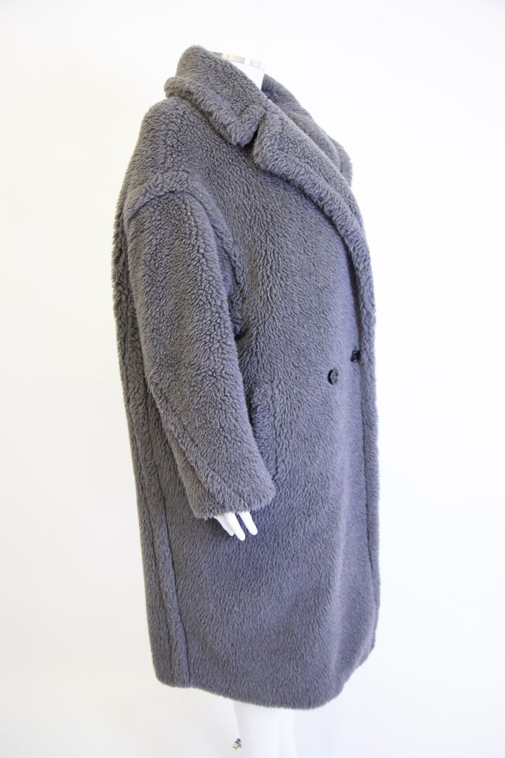 Max Mara Teddy Coat Grey S