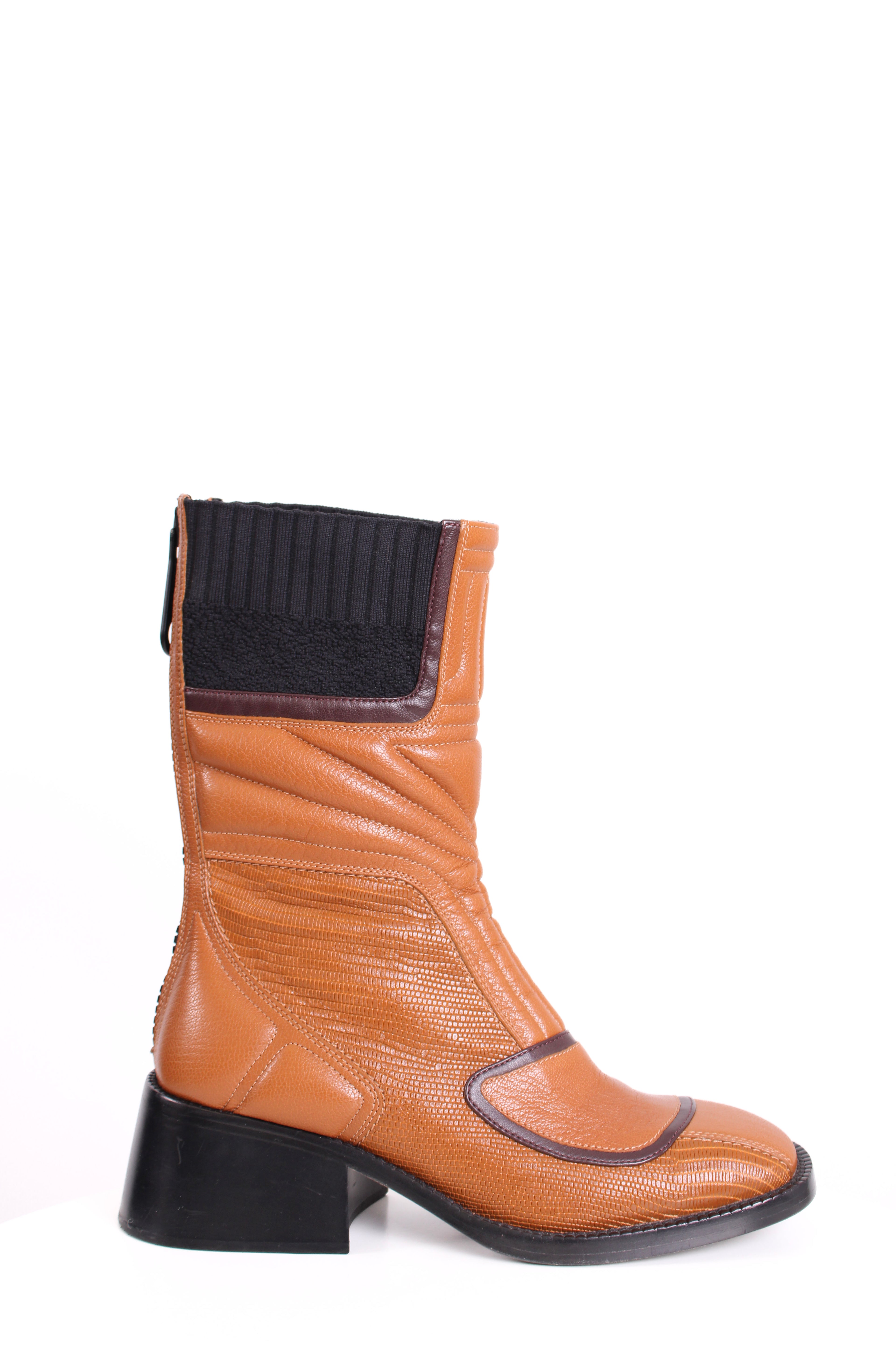 Chloe Boots Tan Size 37.5