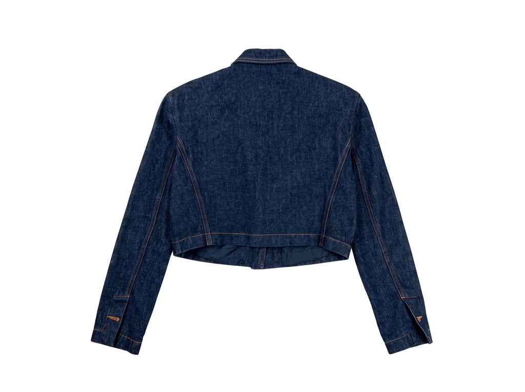 Magda Butrym Cropped Jacket/ Jeans Co-ord Denim 6