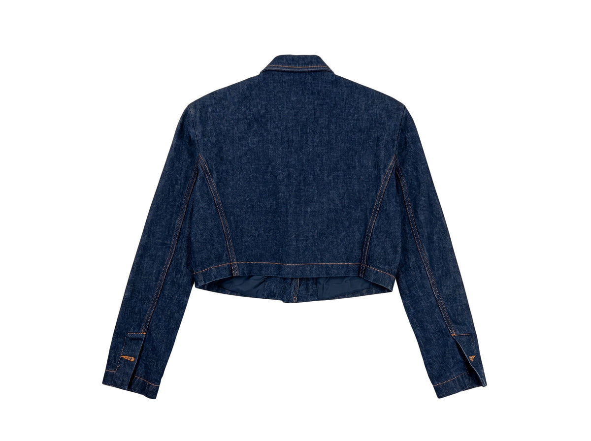 Magda Butrym Cropped Jacket/ Jeans Co-ord Denim 6