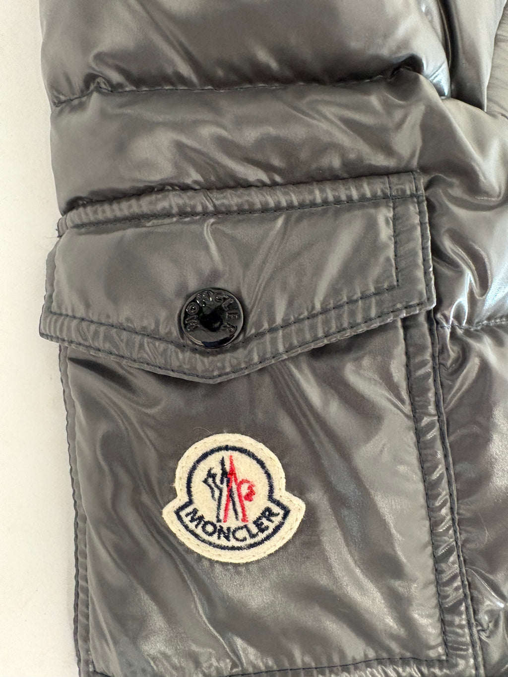 Moncler Hooded Padded Coat Grey 12