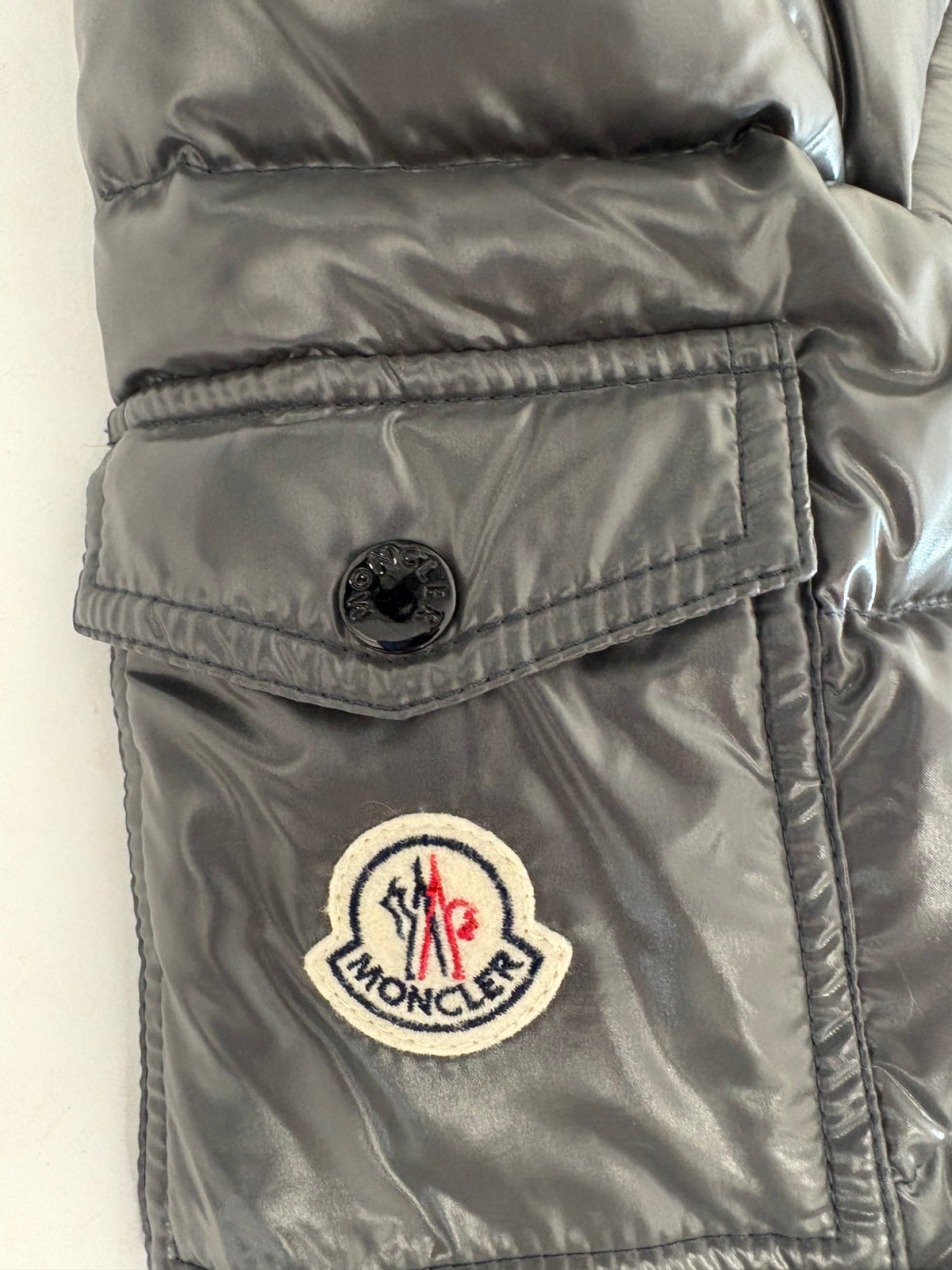 Moncler Hooded Padded Coat Grey 12
