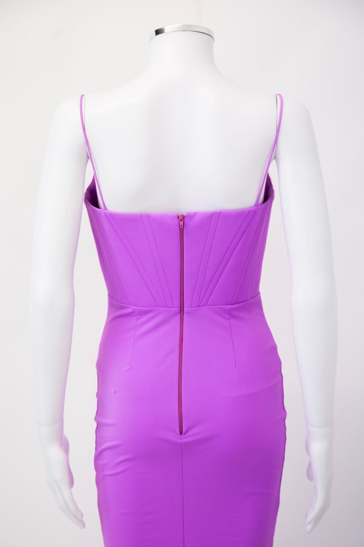 Alex Perry S/S Corset MidiDress Lilac 10