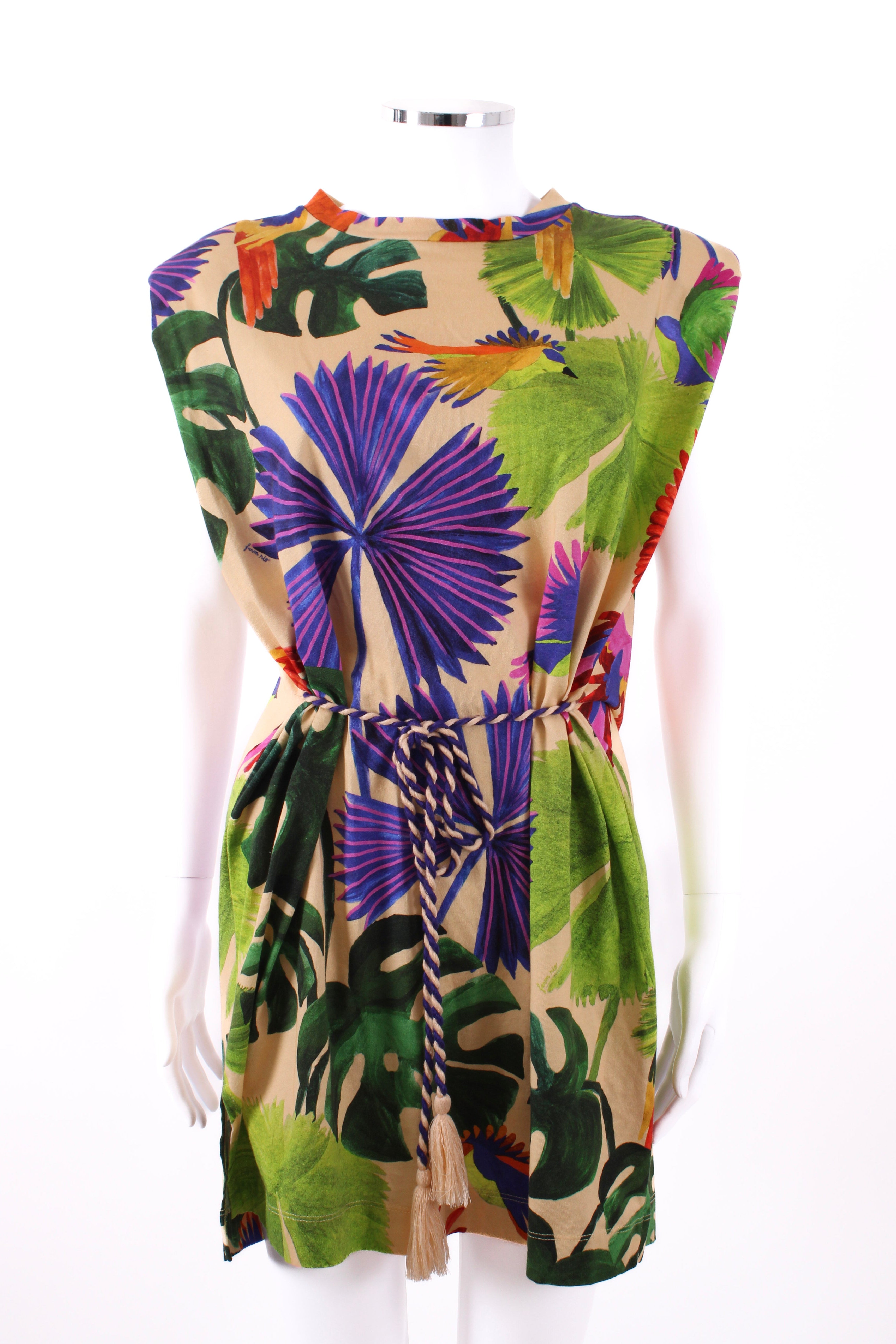 Farm Rio Macaw Mini Dress Multi S