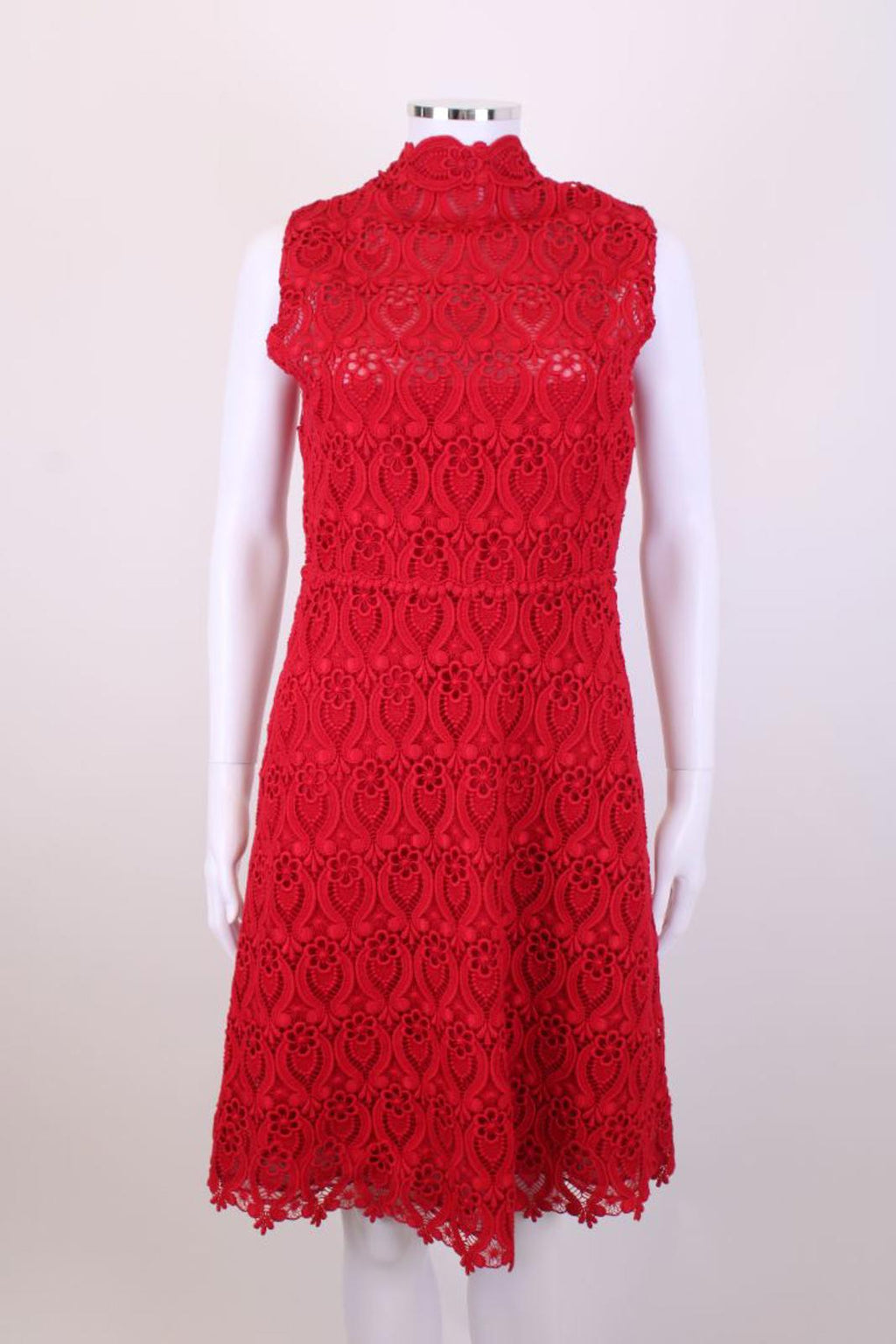 Valentino Spa Lace dress Red 42