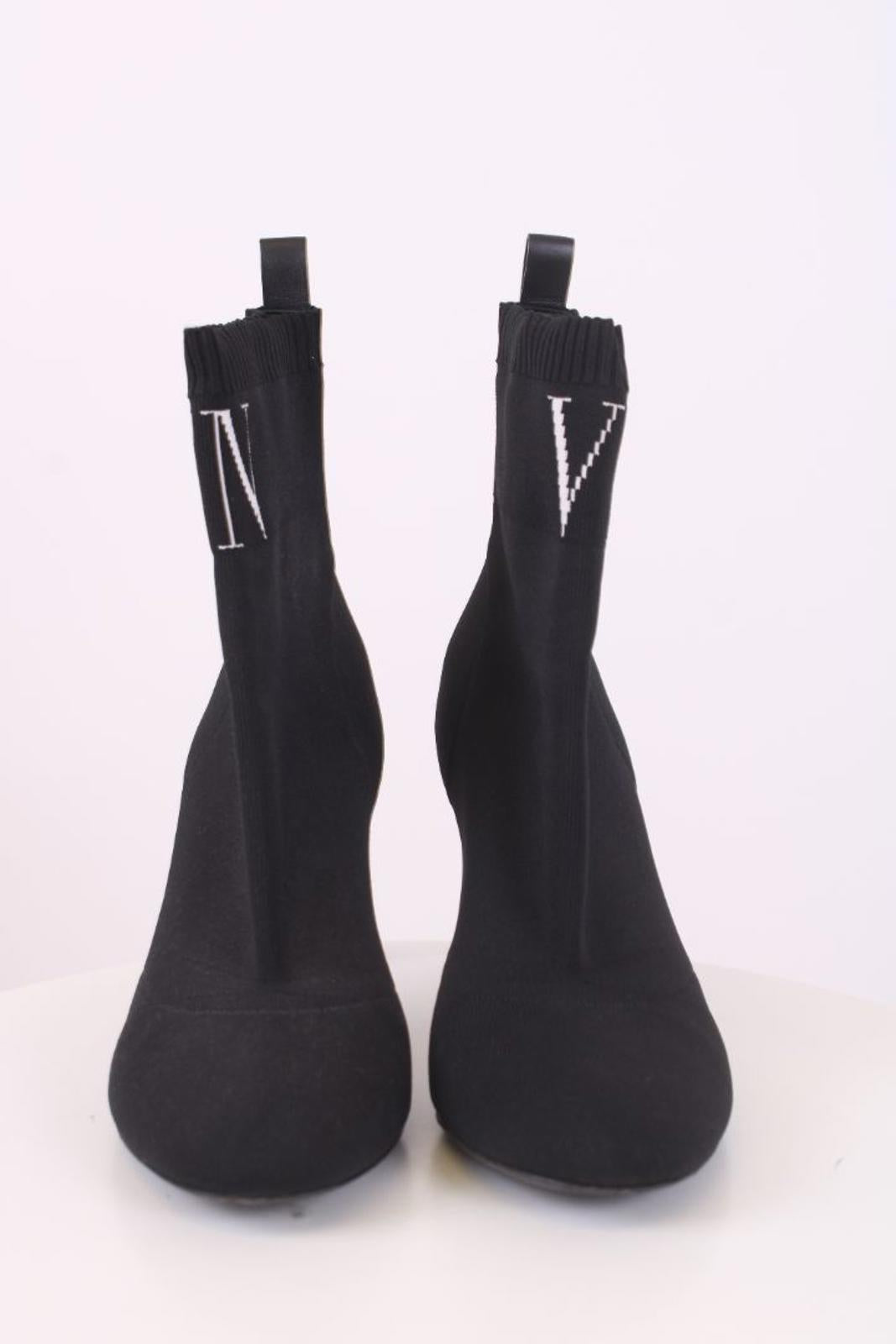 Valentino Garavani Heeled Sock Boots Black 40