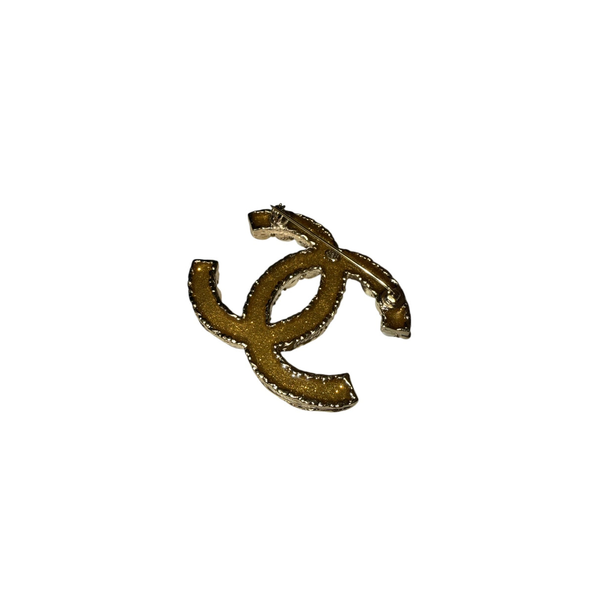 Chanel CC Faux Pearl Brooch