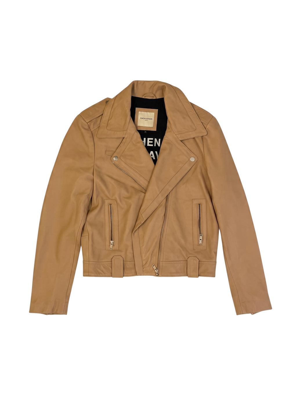 Each x Other Leather Jacket Nude M