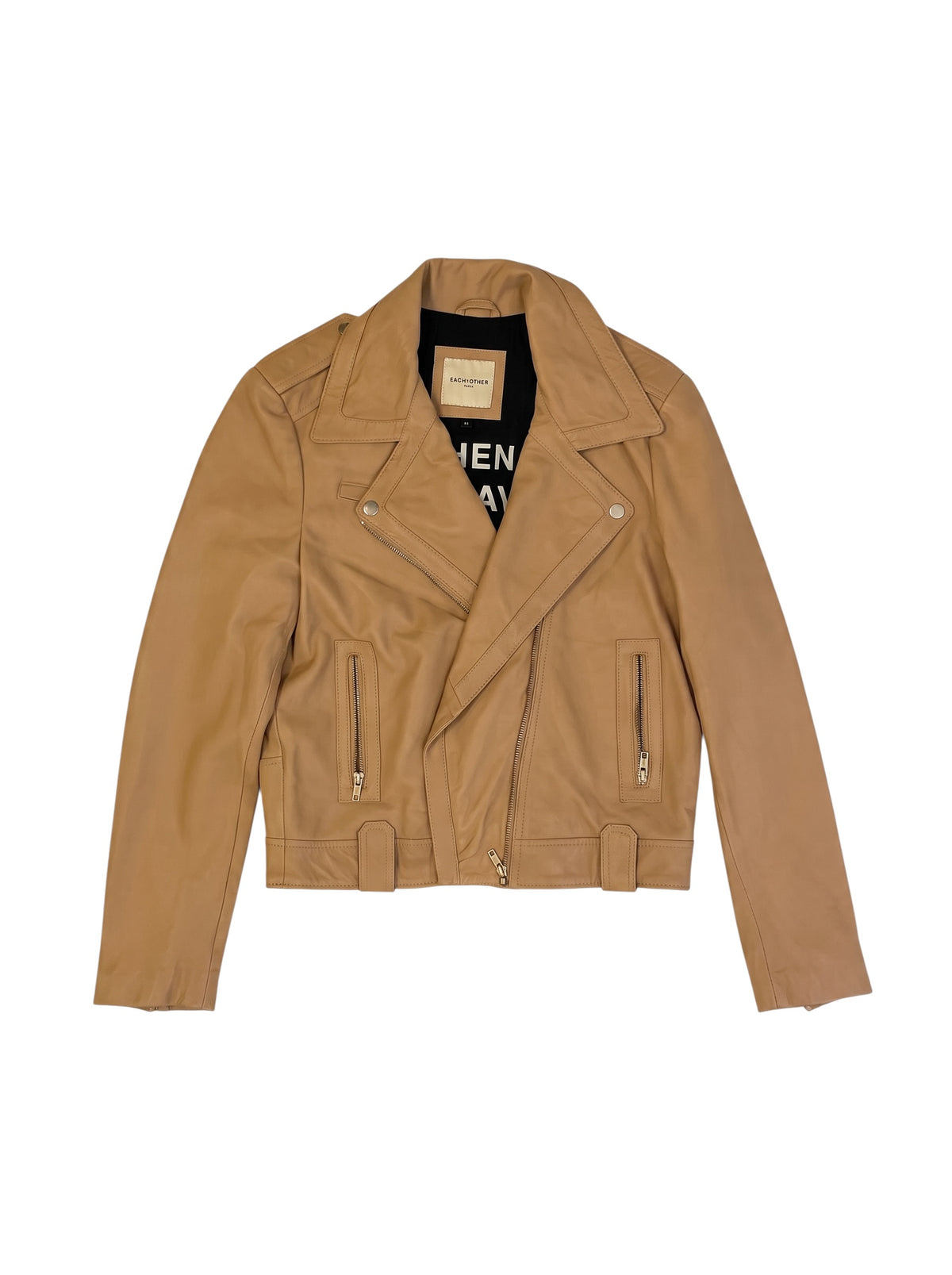 Each x Other Leather Jacket Nude M