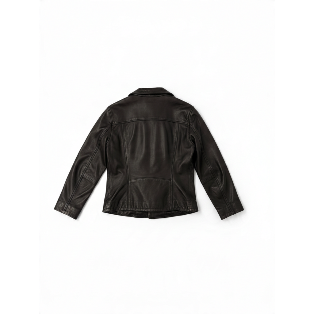 All Saints Leather Jacket Black 6