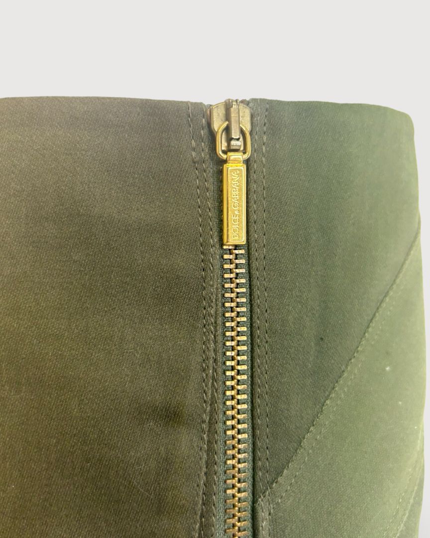 Dolce & Gabbana Army Boots Khaki 40