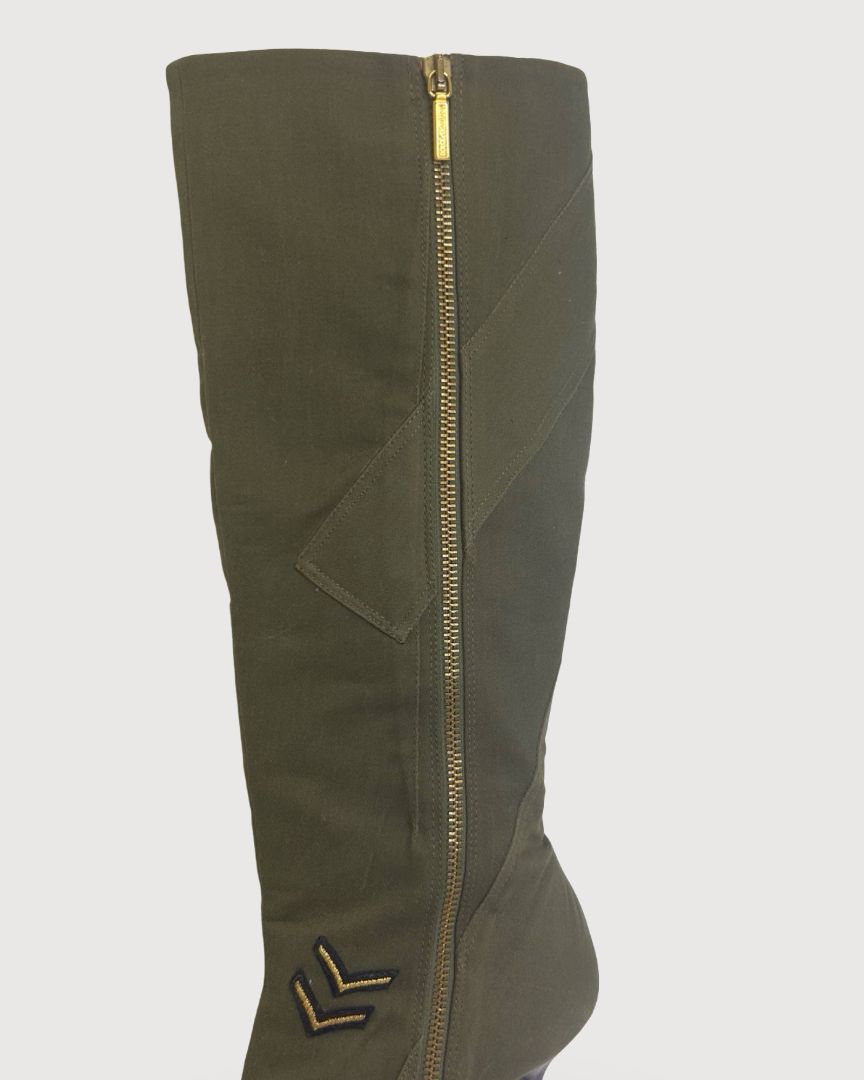 Dolce & Gabbana Army Boots Khaki 40