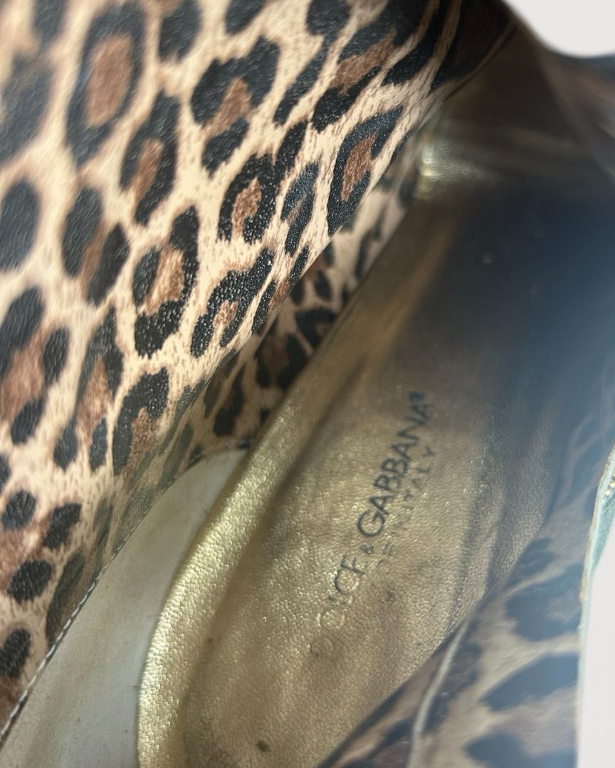 Dolce & Gabbana Army Boots Khaki 40