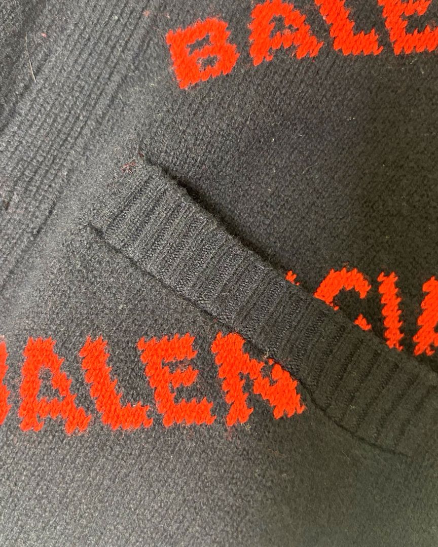 Navy Balenciaga Jumper, one size