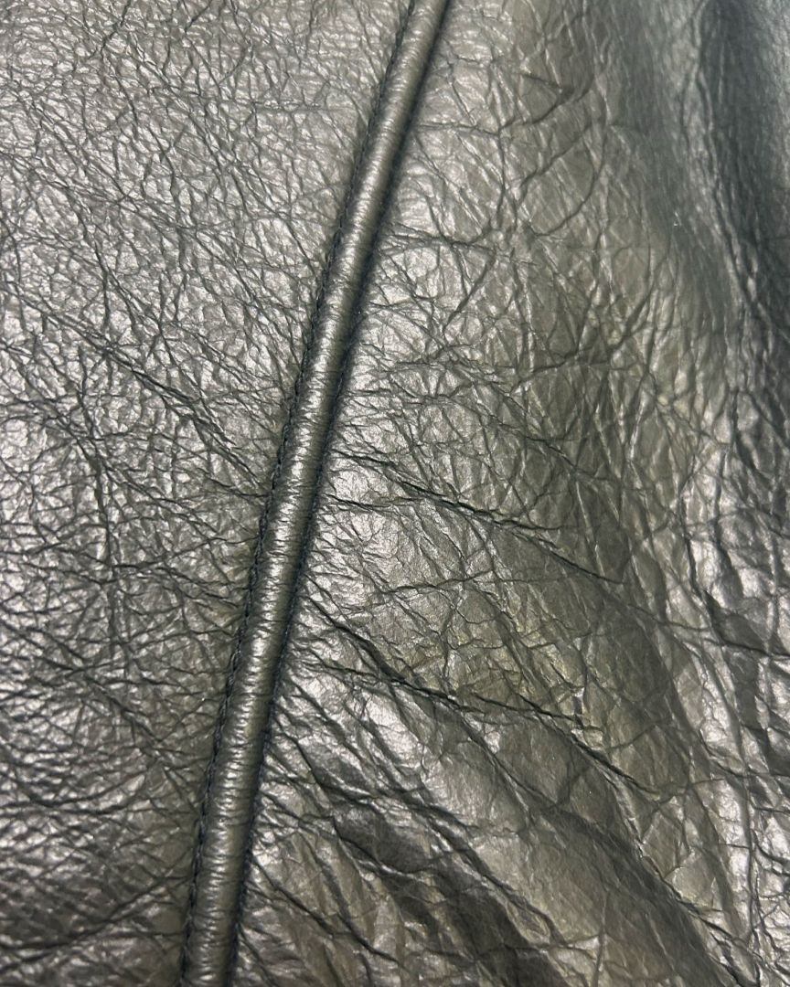 Black Burberry shearling jacket, 10