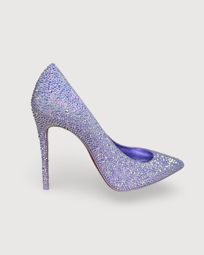 Lilac Christian Louboutin Heels, 36