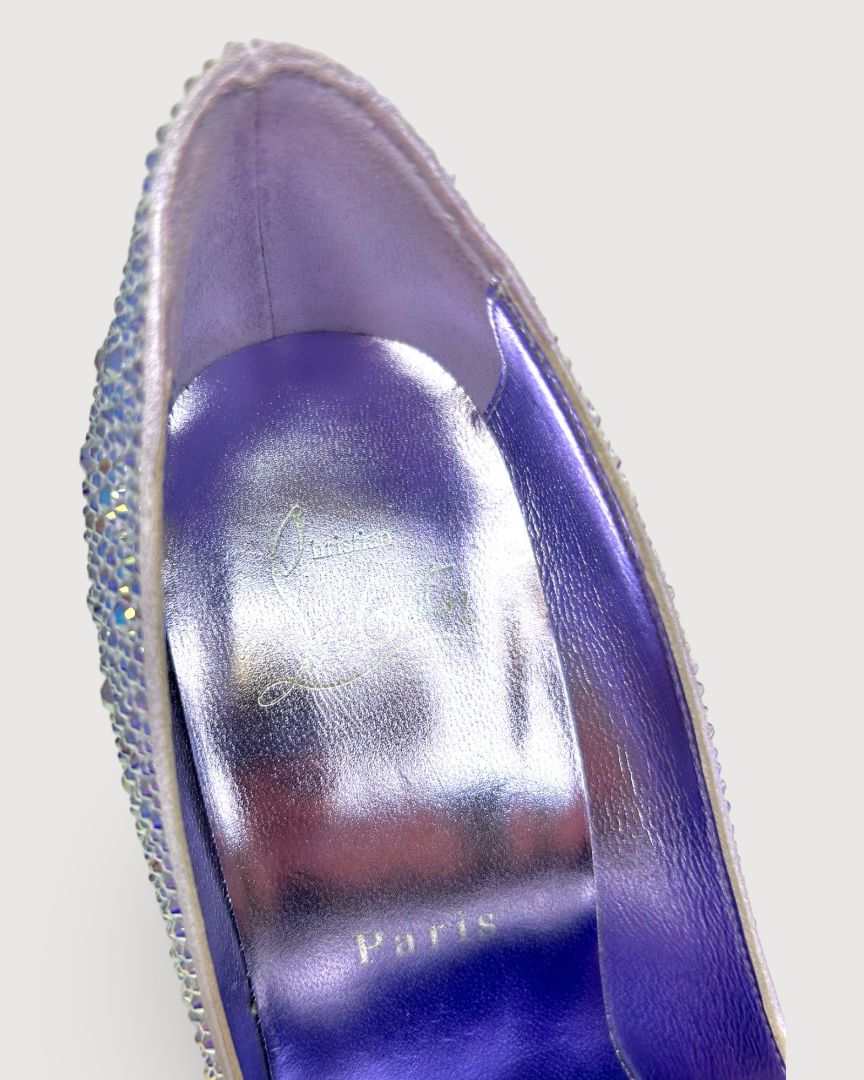 Lilac Christian Louboutin Heels, 36