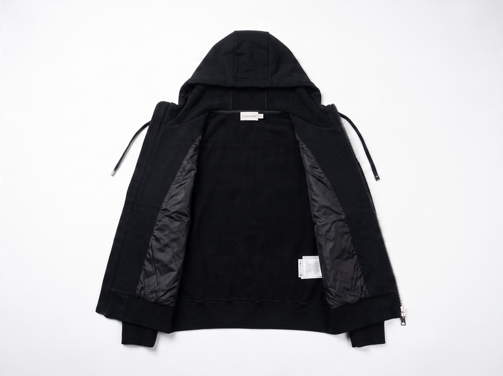 Moncler maglia padded cardigan Black S