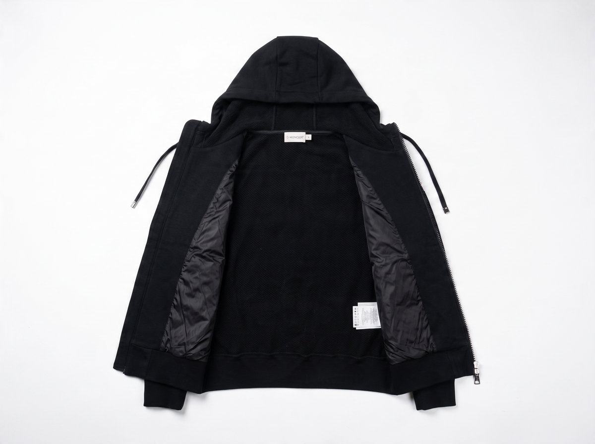 Moncler maglia padded cardigan Black S