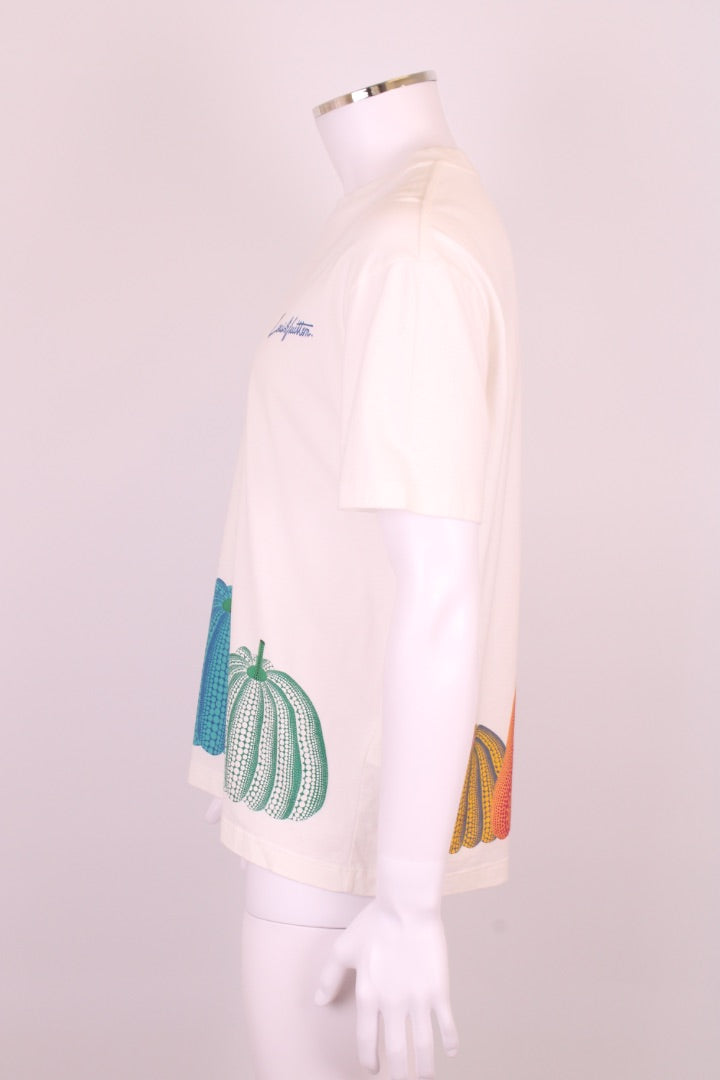 Louis Vuitton X Yayoi Kusama Pumpkin T-Shirt White M
