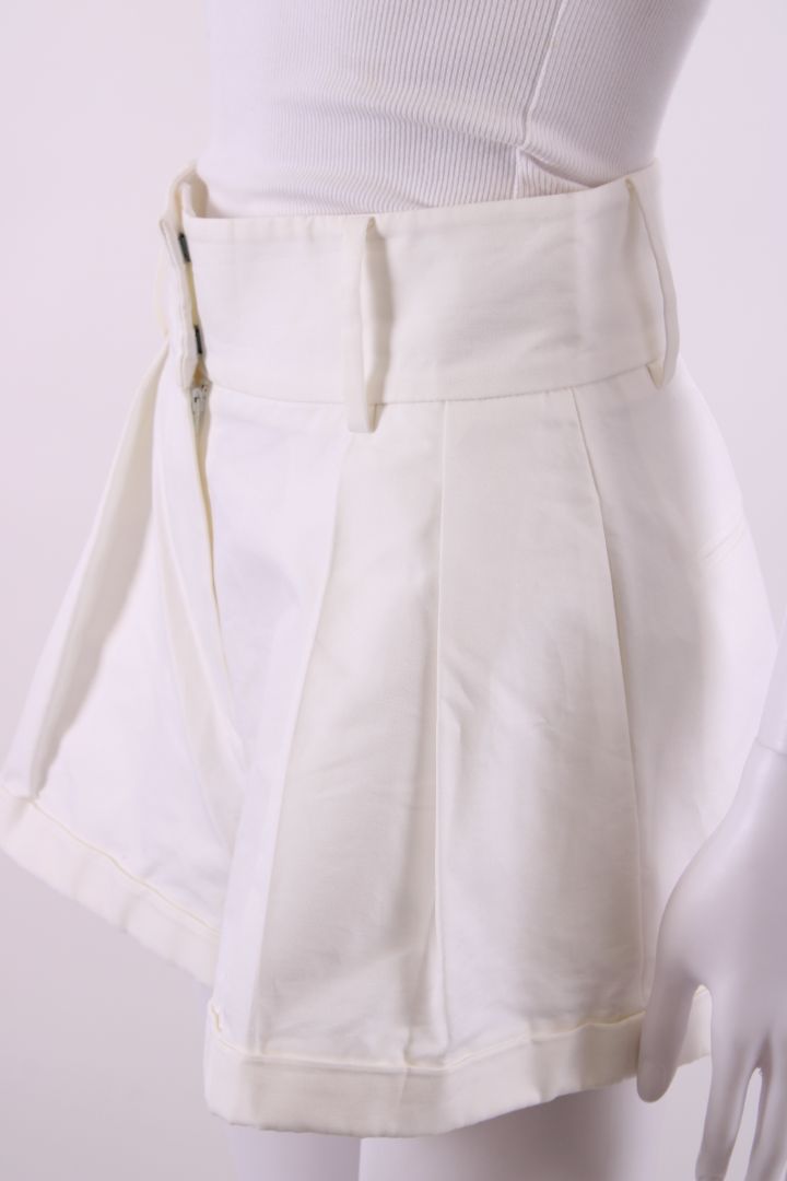 Valentino High Waisted Shorts Cream 8