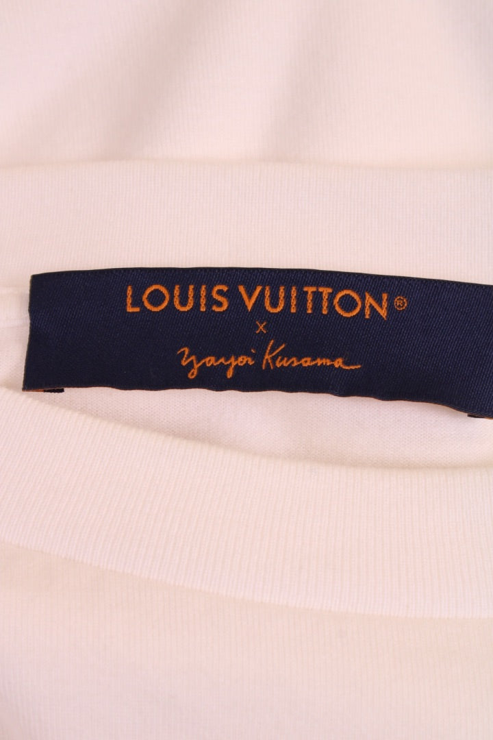 Louis Vuitton X Yayoi Kusama Pumpkin T-Shirt White M