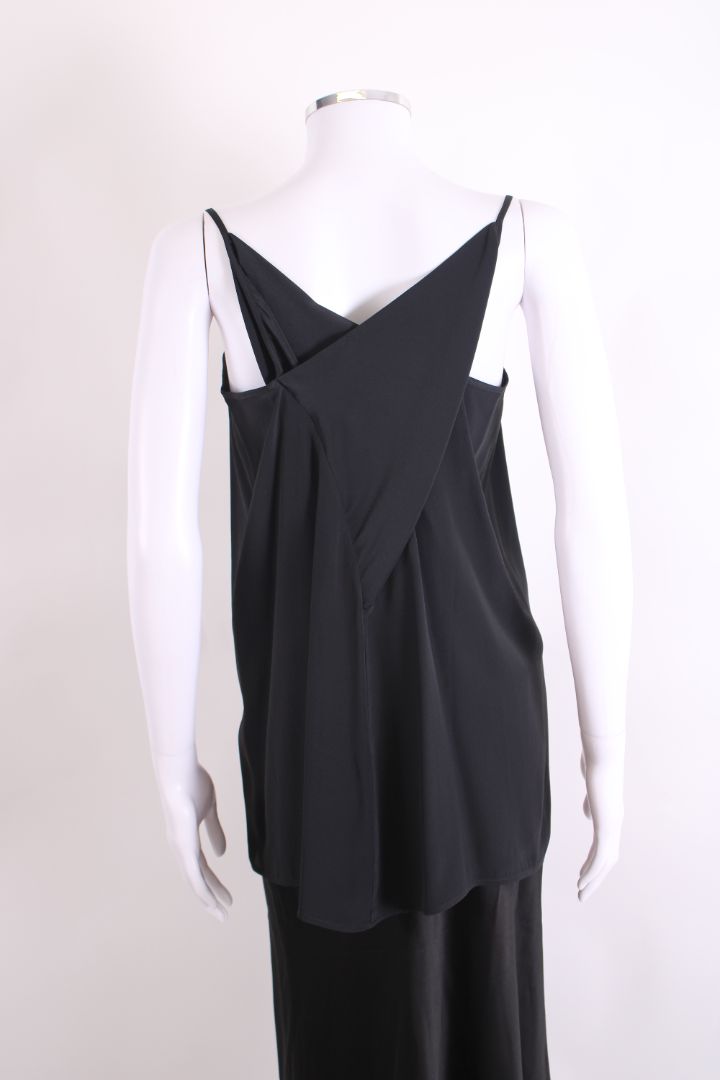 Rick Owens Draped Neck Cami Black 10