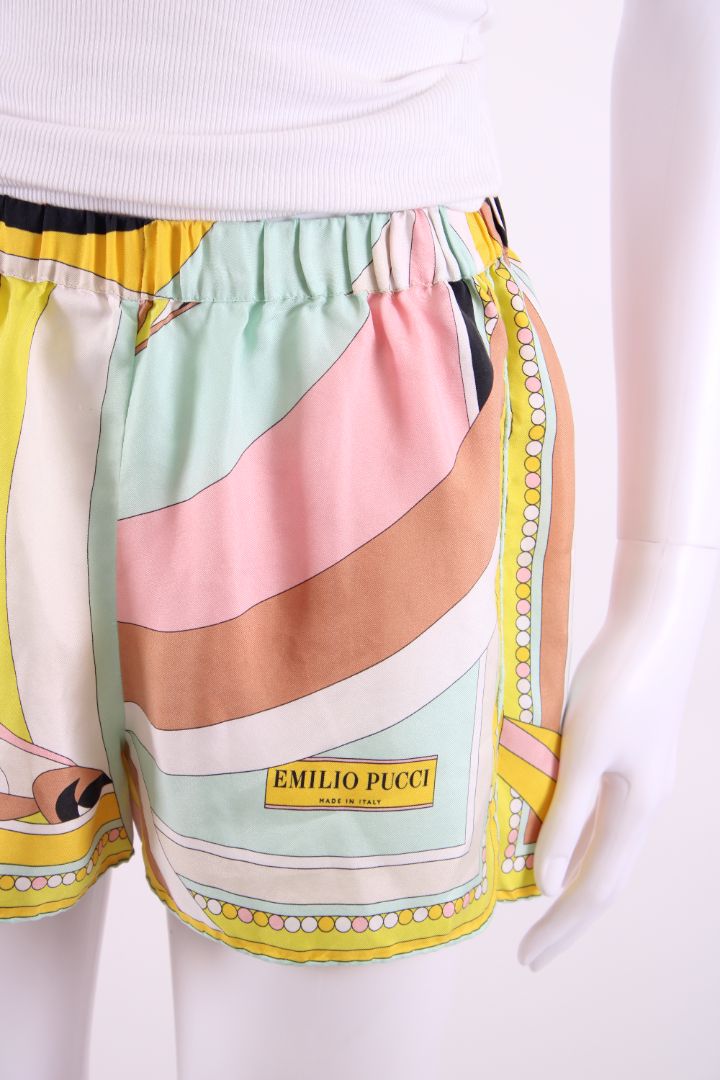 Emilio Pucci Print Shorts Multi Coloured 6