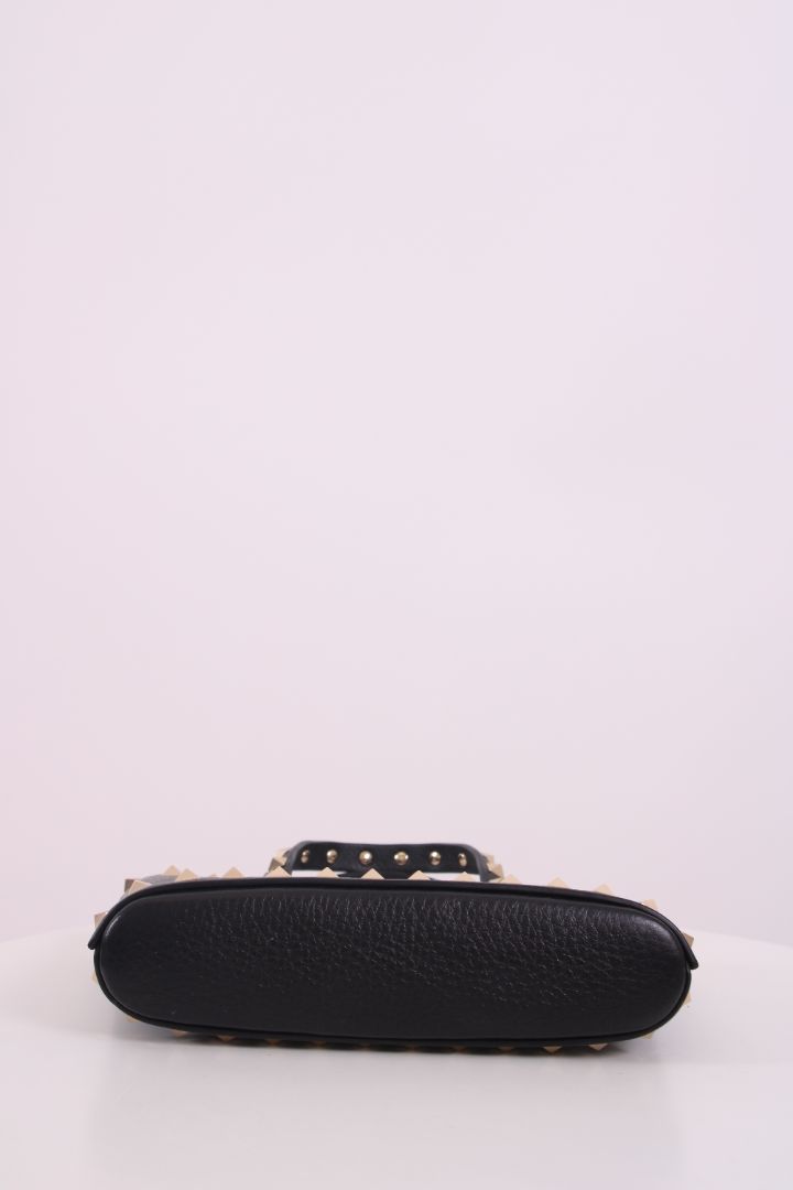 Valentino Rockstud Mini Shopping Bag Black