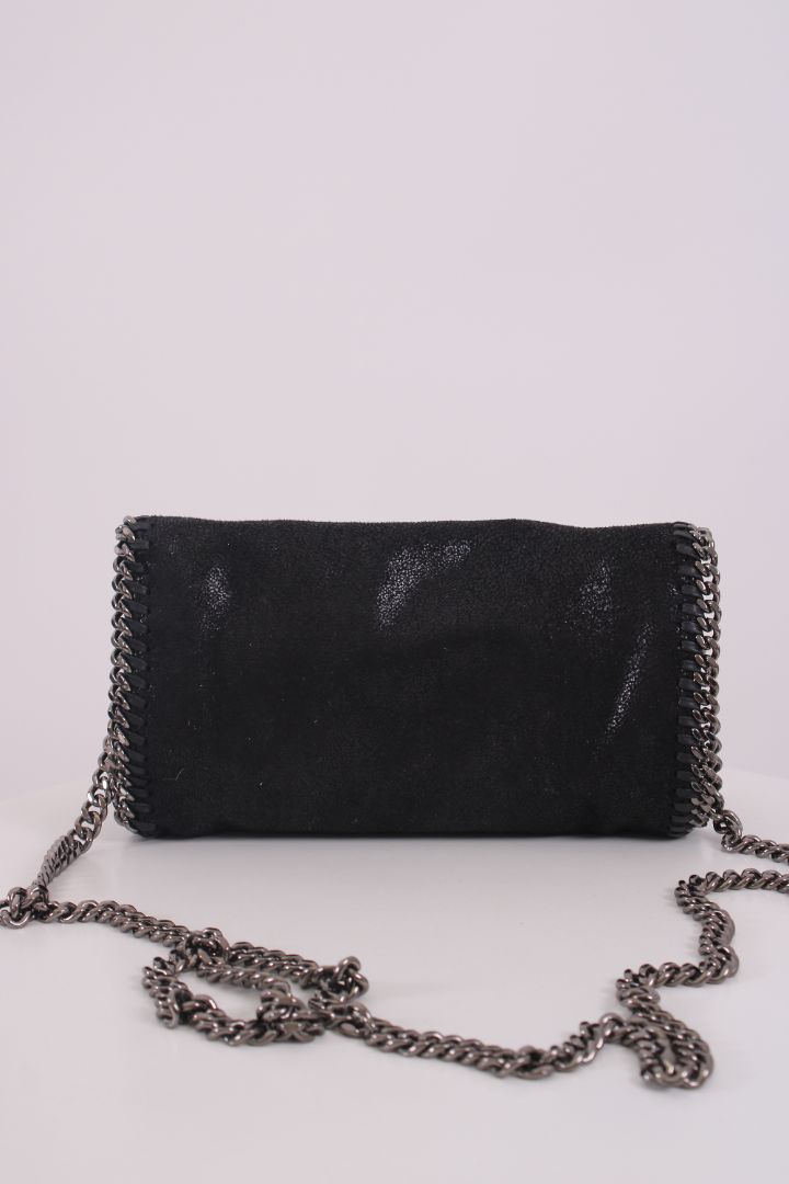 Stella McCartney Falabella Fold Over Crossbody Black