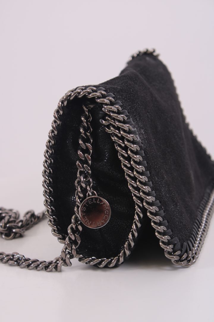 Stella McCartney Falabella Fold Over Crossbody Black