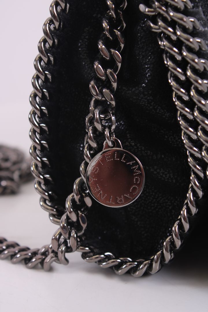 Stella McCartney Falabella Fold Over Crossbody Black