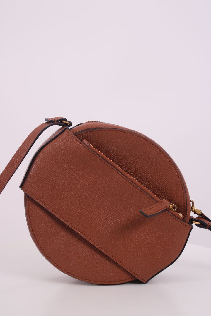 Valentino V Logo Round Crossbody Bag