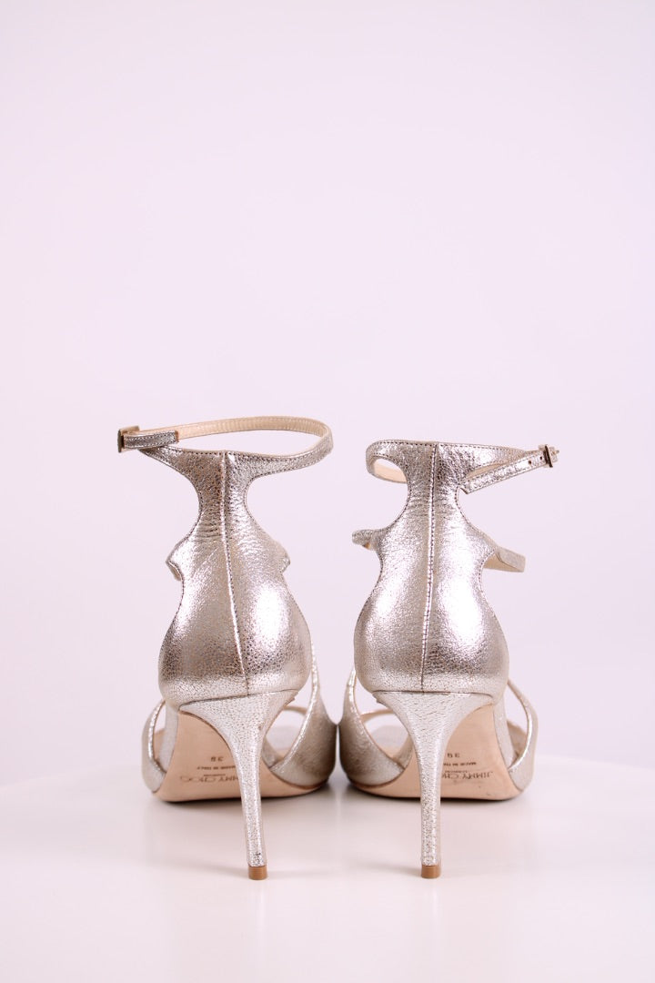 Jimmy Choo Azia 75 Heels Silver 39