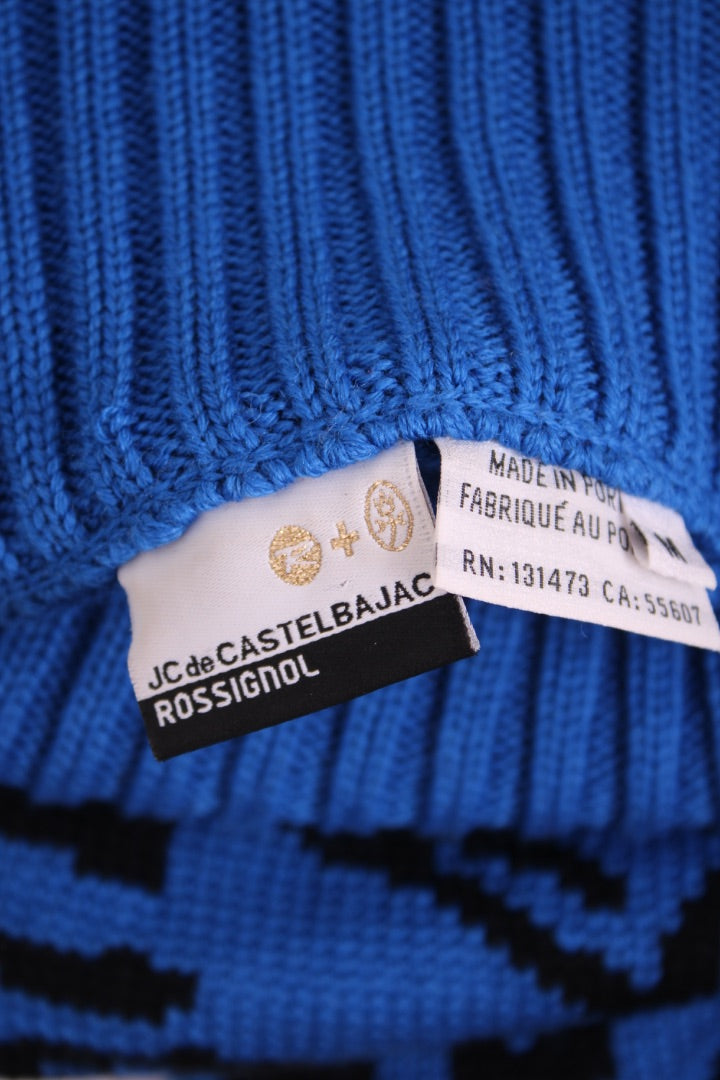 Rossignol X JCC L/S Roll Neck Tiger Jumper Blue/ Black M