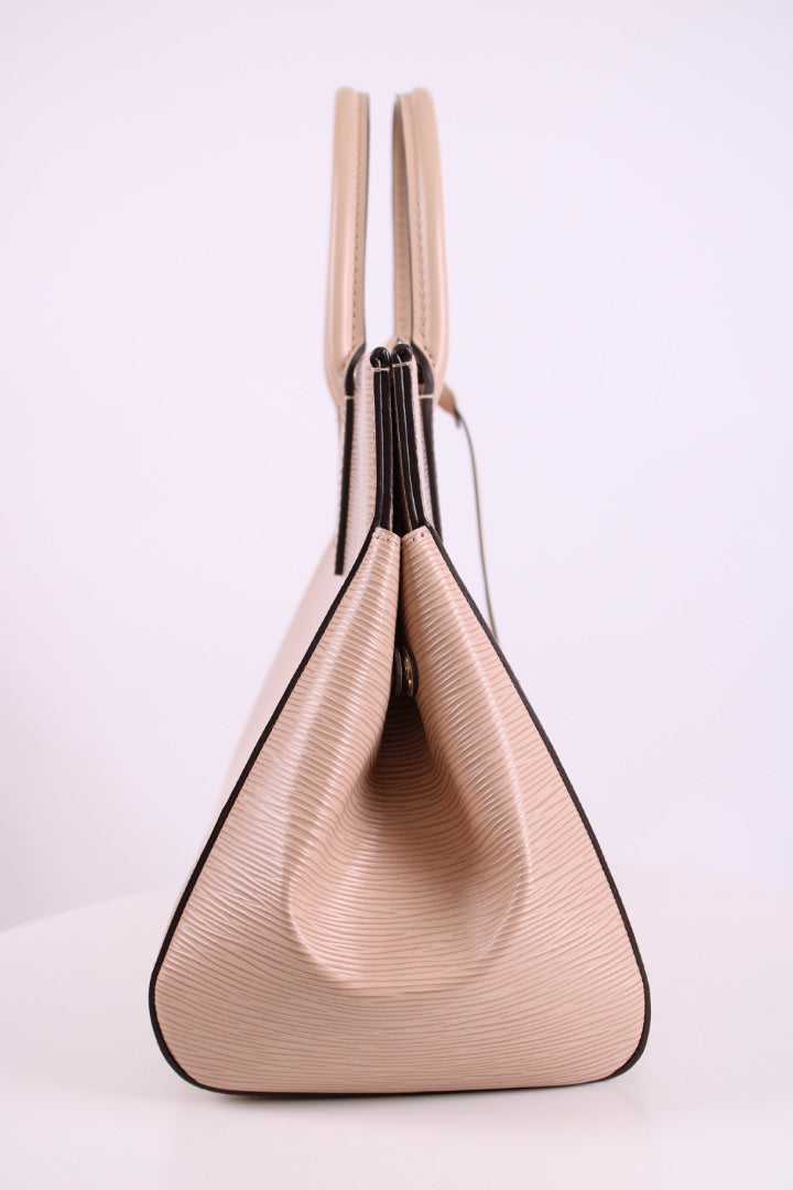 Louis Vuitton Marly MM Epi Handbag Nude