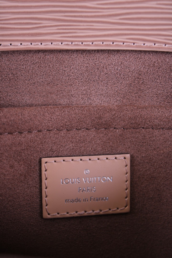 Louis Vuitton Marly MM Epi Handbag Nude