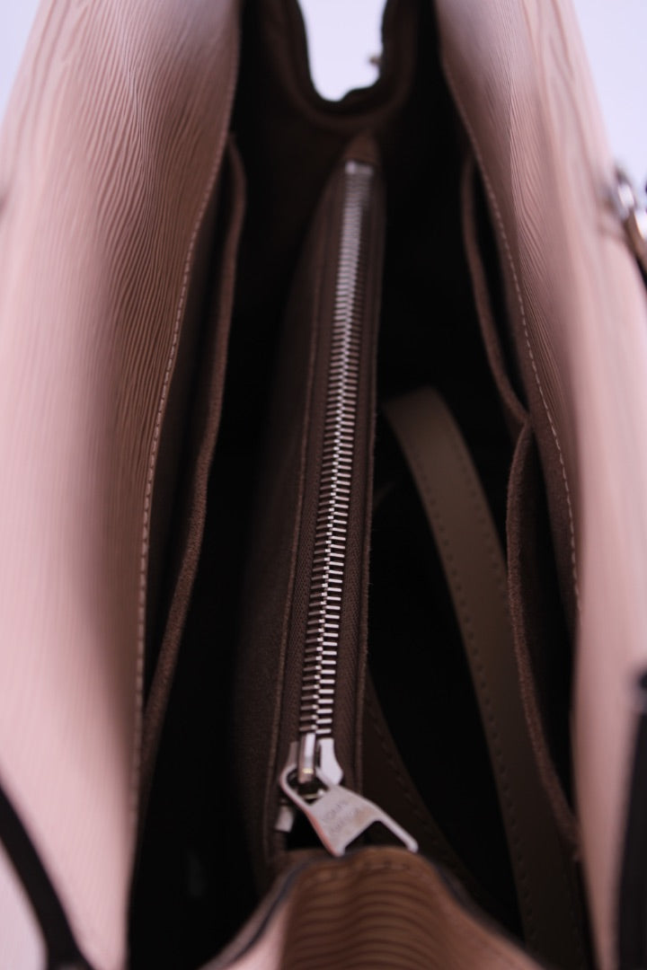 Louis Vuitton Marly MM Epi Handbag Nude