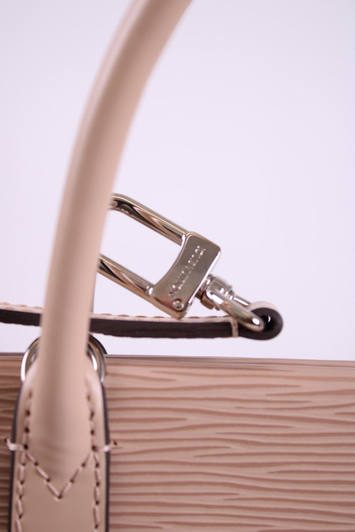 Louis Vuitton Marly MM Epi Handbag Nude