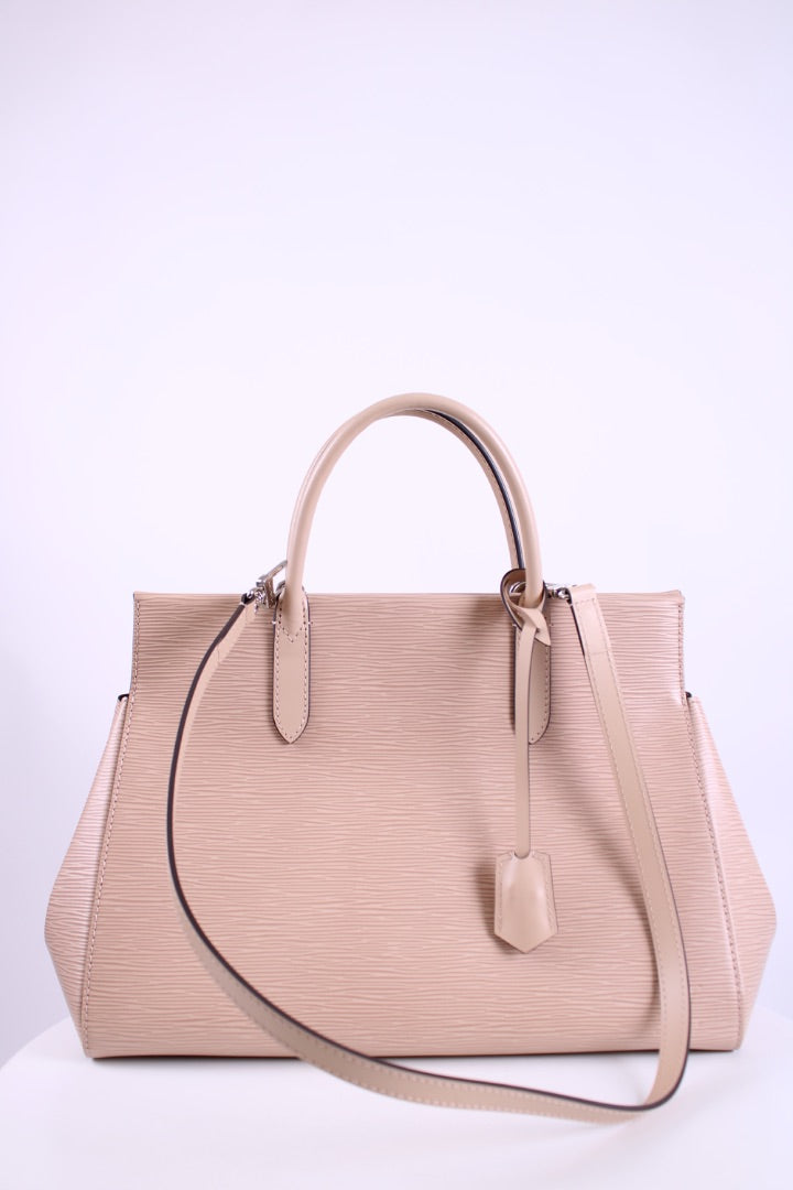 Louis Vuitton Marly MM Epi Handbag Nude