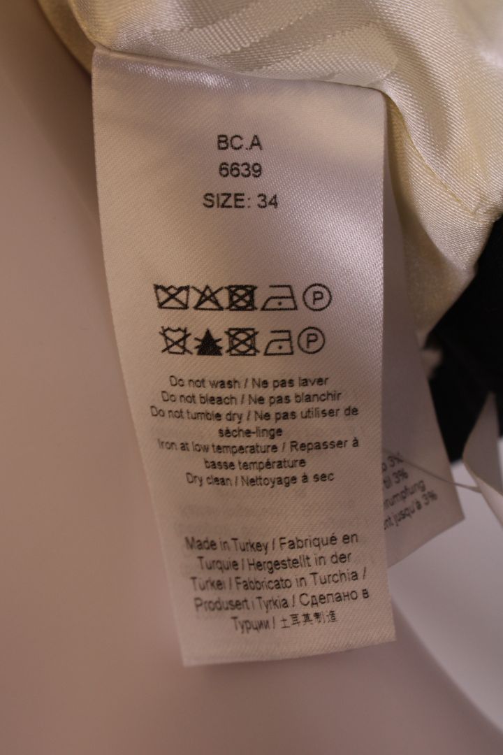 Ganni Cropped Jacket Black 6