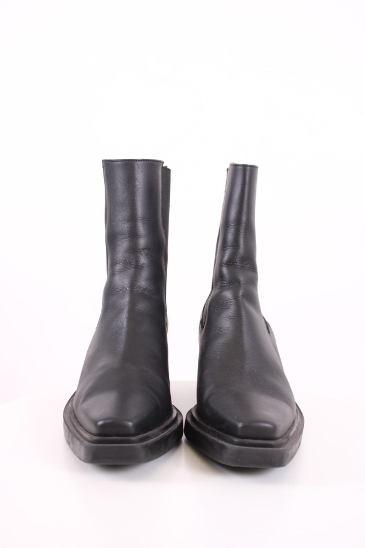 Russell & Bromley Cowboy Ankle Boots Black 39