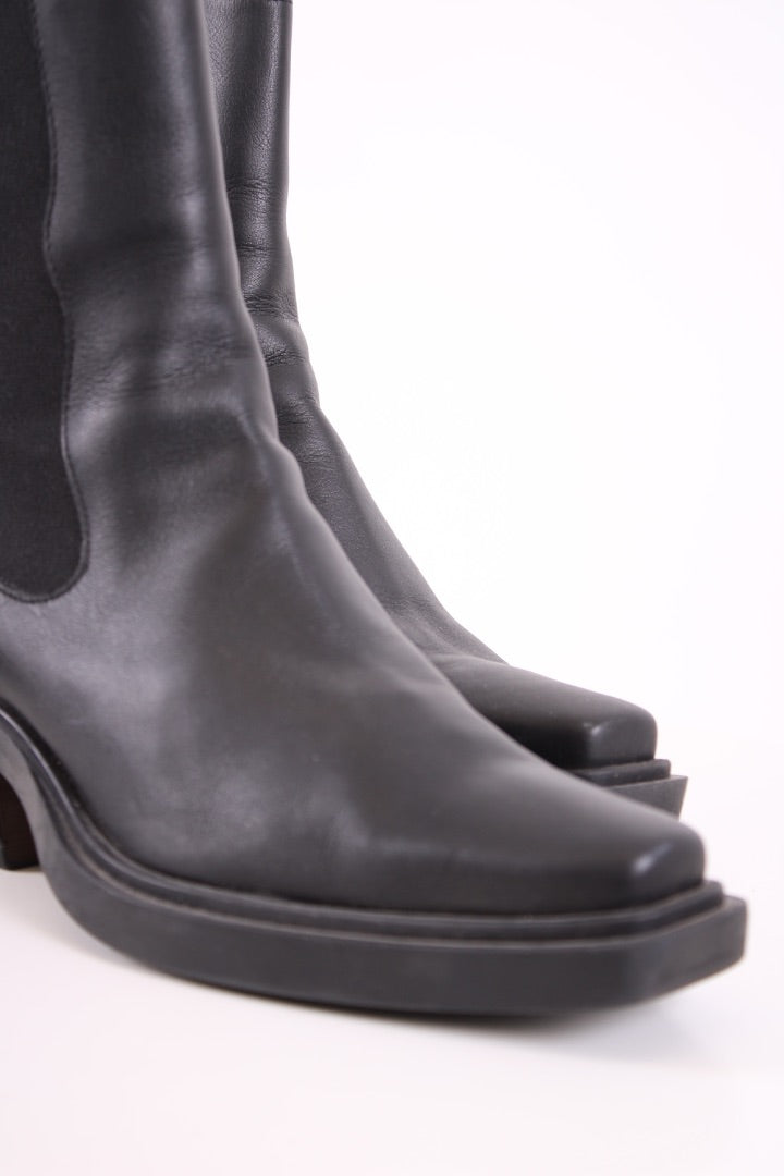 Russell & Bromley Cowboy Ankle Boots Black 39