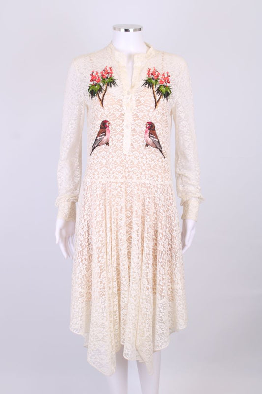 Stella McCartney Lace Dress Cream 12
