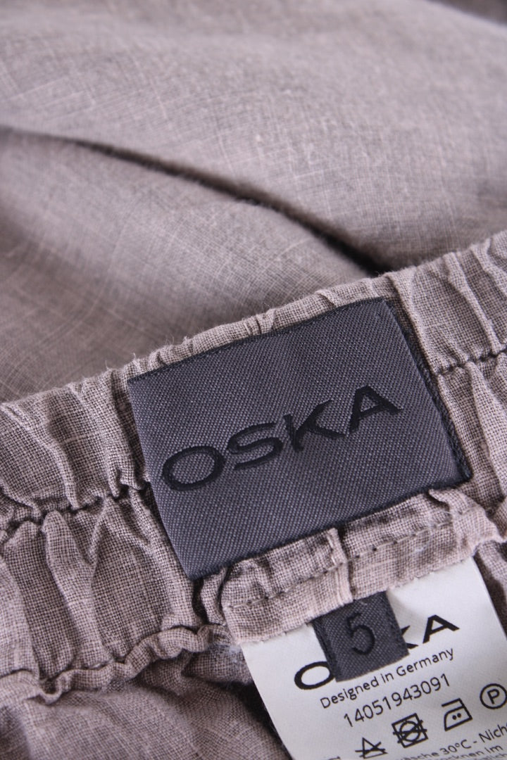 OSKA Linen Trousers Beige L