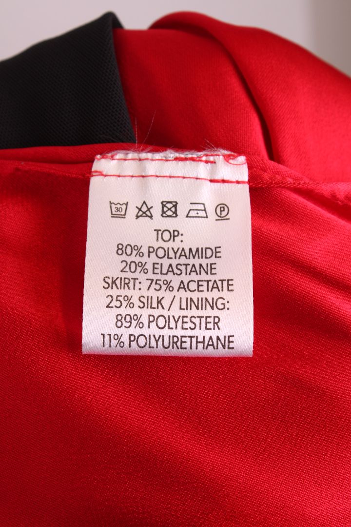 Halpern Dress Leopard/Red 10