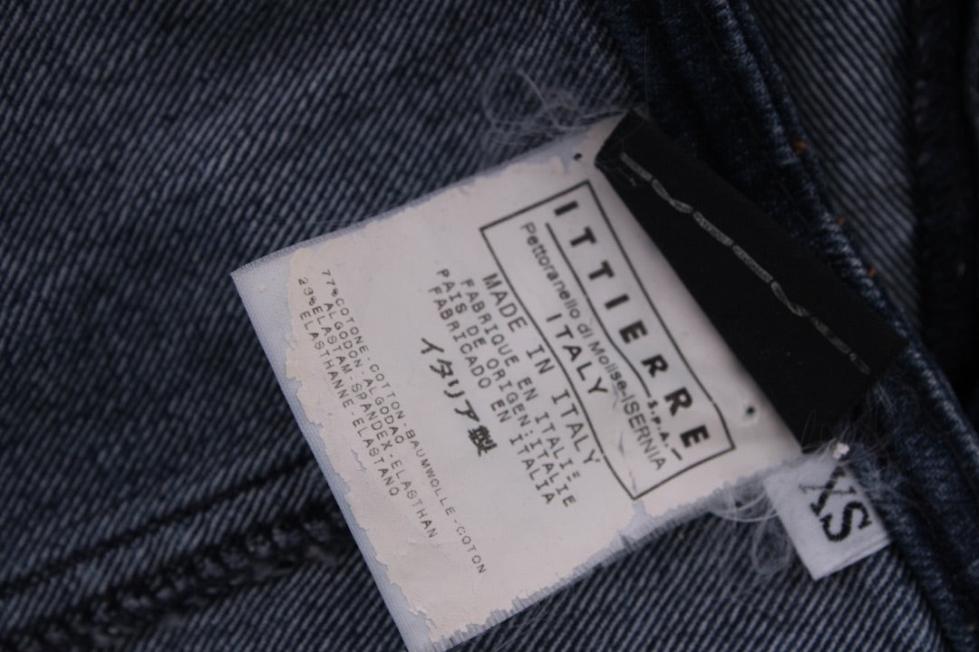 D&G Strapless Corset Top Denim XS
