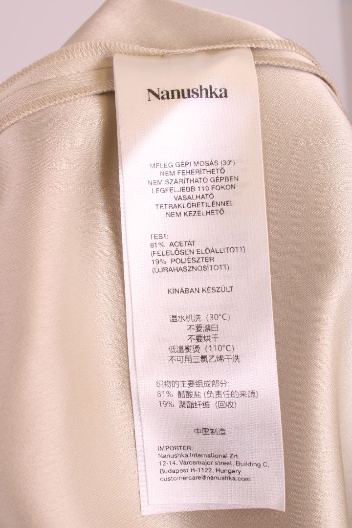 Nanushka Dress Beige XS