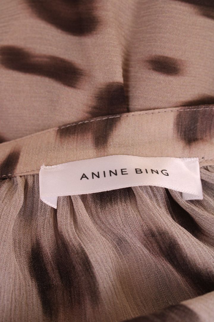 Anine Bing Dress Leopard Print S